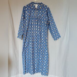 Cotton Flannel Long Nightgown by Patricia Lingerie